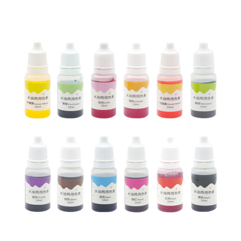Soap Making Diy Kit - 10ml สบู่แฮนด์เมดสีย้อมฐานสี Liquid Pigment DIY สบู่สีชุดเครื่องมือ