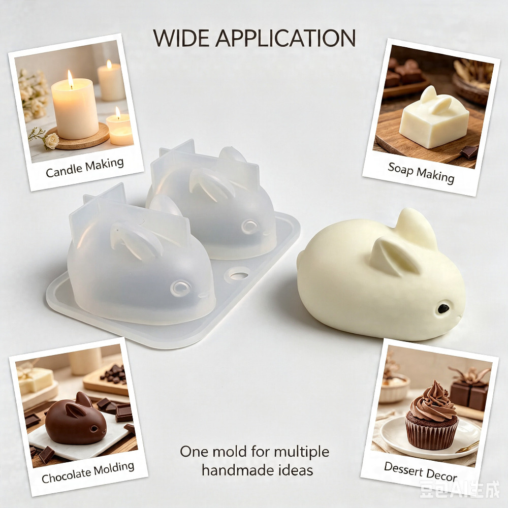 แม่พิมพ์ซิลิโคนรูปกระต่าย 3 มิ - Soap Making Instructions บทวิจารณ์และราคา