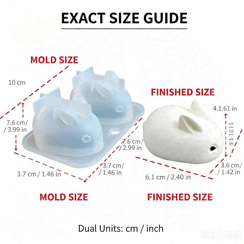 แม่พิมพ์ซิลิโคนรูปกระต่าย 3 มิ - Soap Making Instructions บทวิจารณ์และราคา