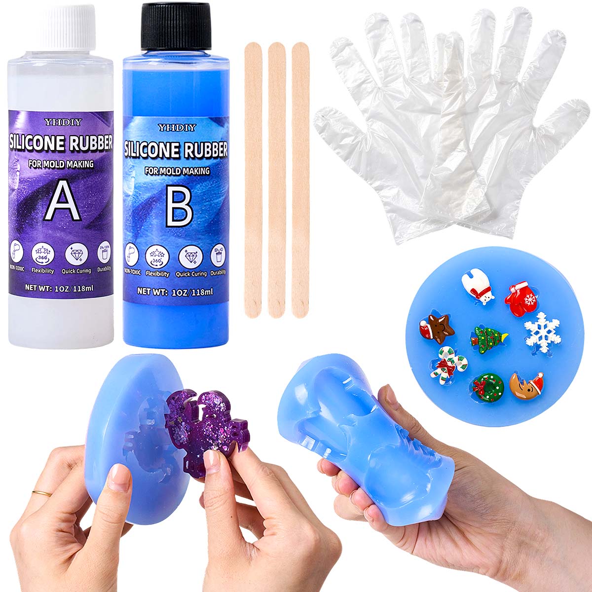 ชุดทำแม่พิมพ์ซิลิโคนขนาด 118 ม - Soap Making Diy Kit บทวิจารณ์และราคา