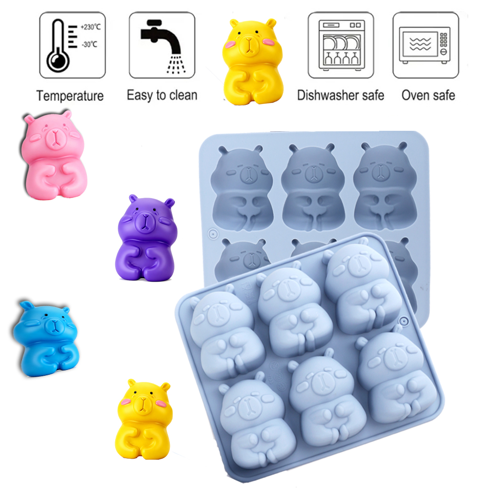 1 แม่พิมพ์ซิลิโคนรูปคาปิบาราสุ - Soap Making Instructions บทวิจารณ์และราคา