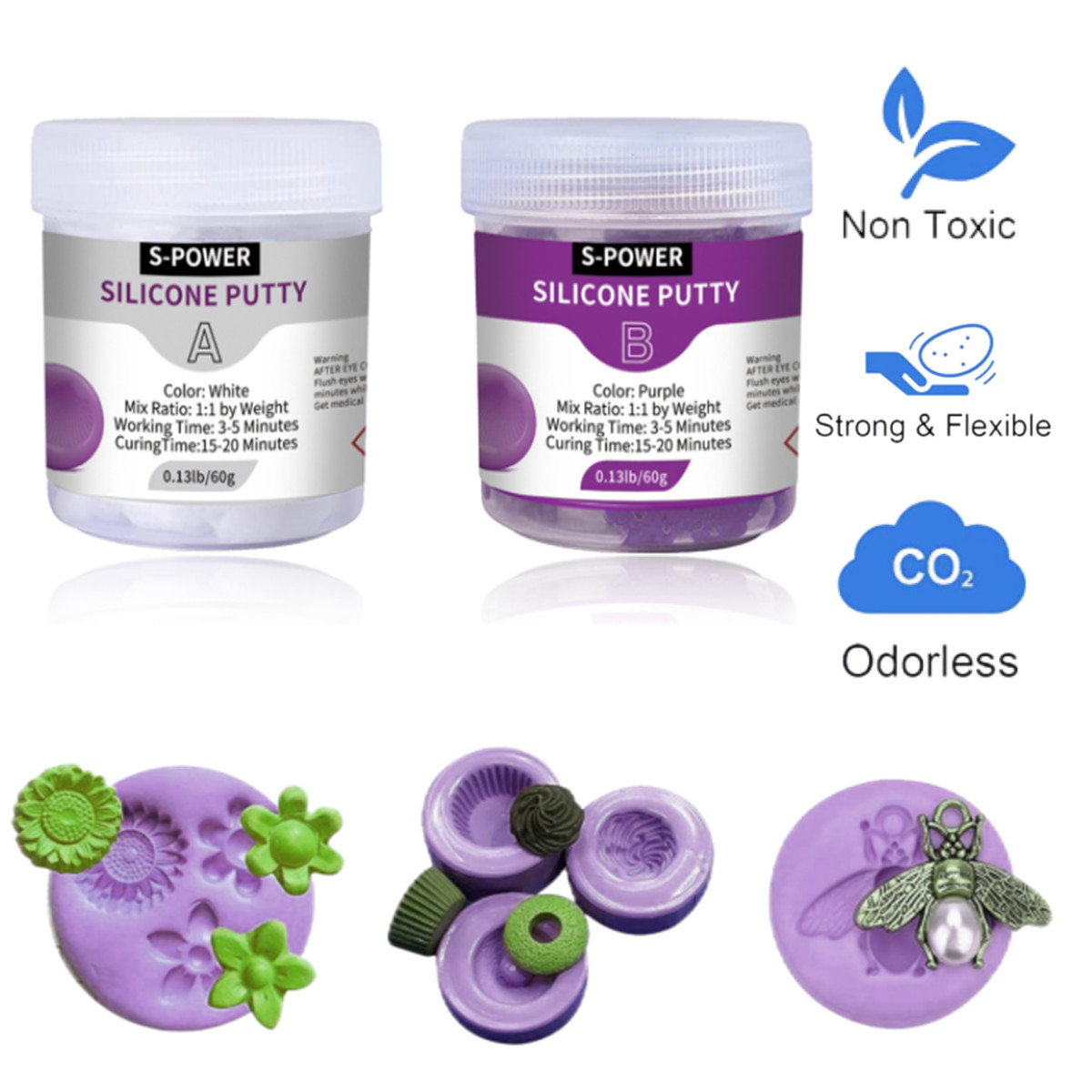 DIY ซิลิโคน Molding Putty Kit  - Soap Making Kit For Beginners บทวิจารณ์และราคา