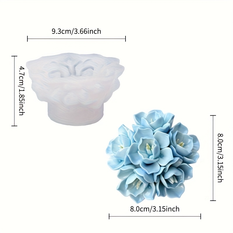 แม่พิมพ์ซิลิโคนเทียนดอกไฮเดรนเ - Soap Making Instructions บทวิจารณ์และราคา