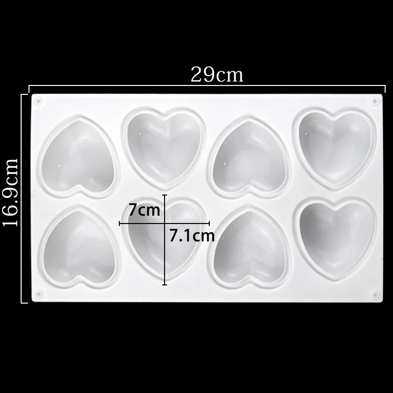 Love Heart ซิลิโคนสบู่แม่พิมพ์ - Soap Making Diy Kit บทวิจารณ์และราคา