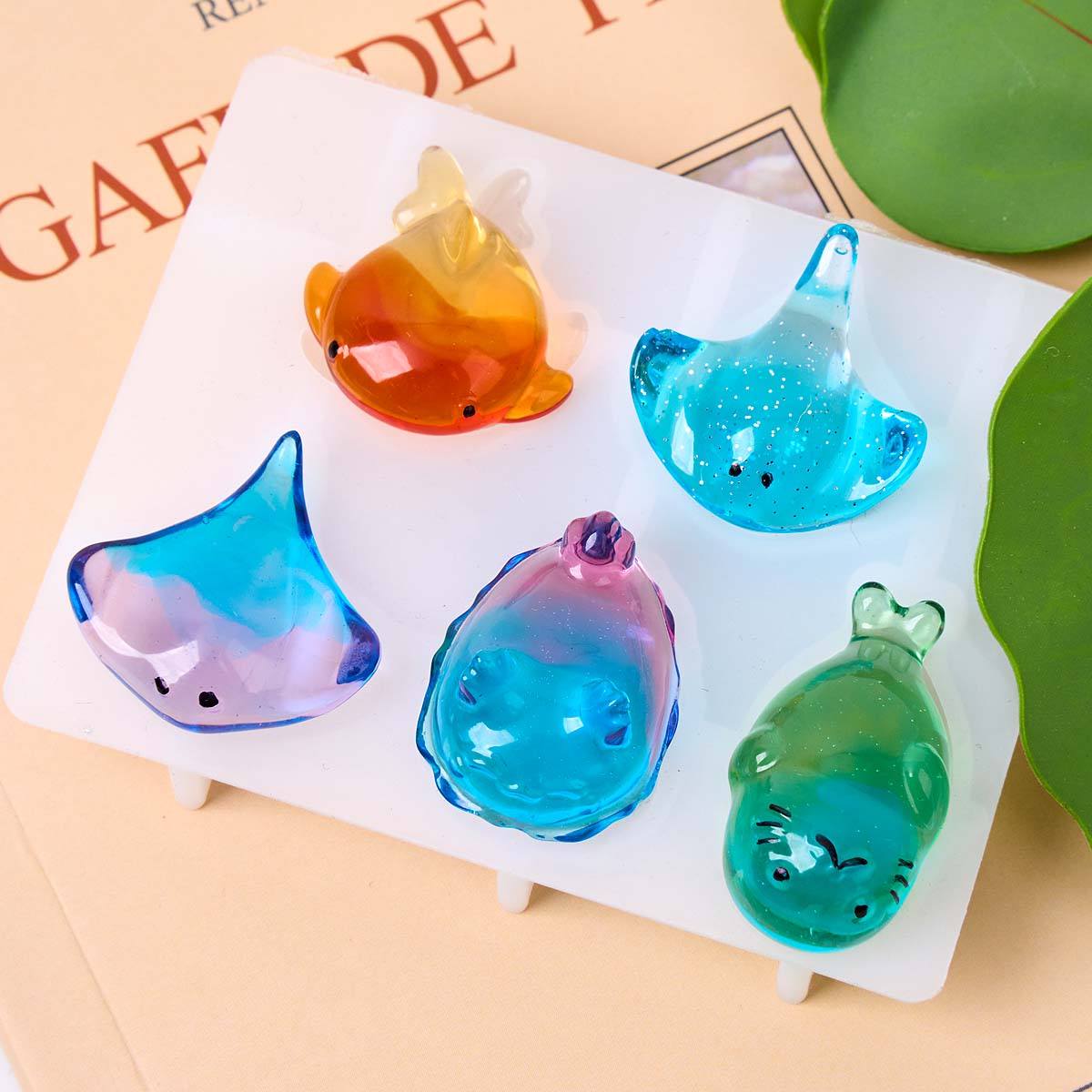 แม่พิมพ์ซิลิโคนรูปปลากระเบน 3  - Soap Making Gifts บทวิจารณ์และราคา