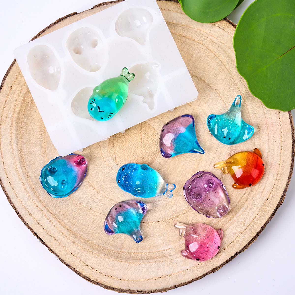 แม่พิมพ์ซิลิโคนรูปปลากระเบน 3  - Soap Making Gifts บทวิจารณ์และราคา