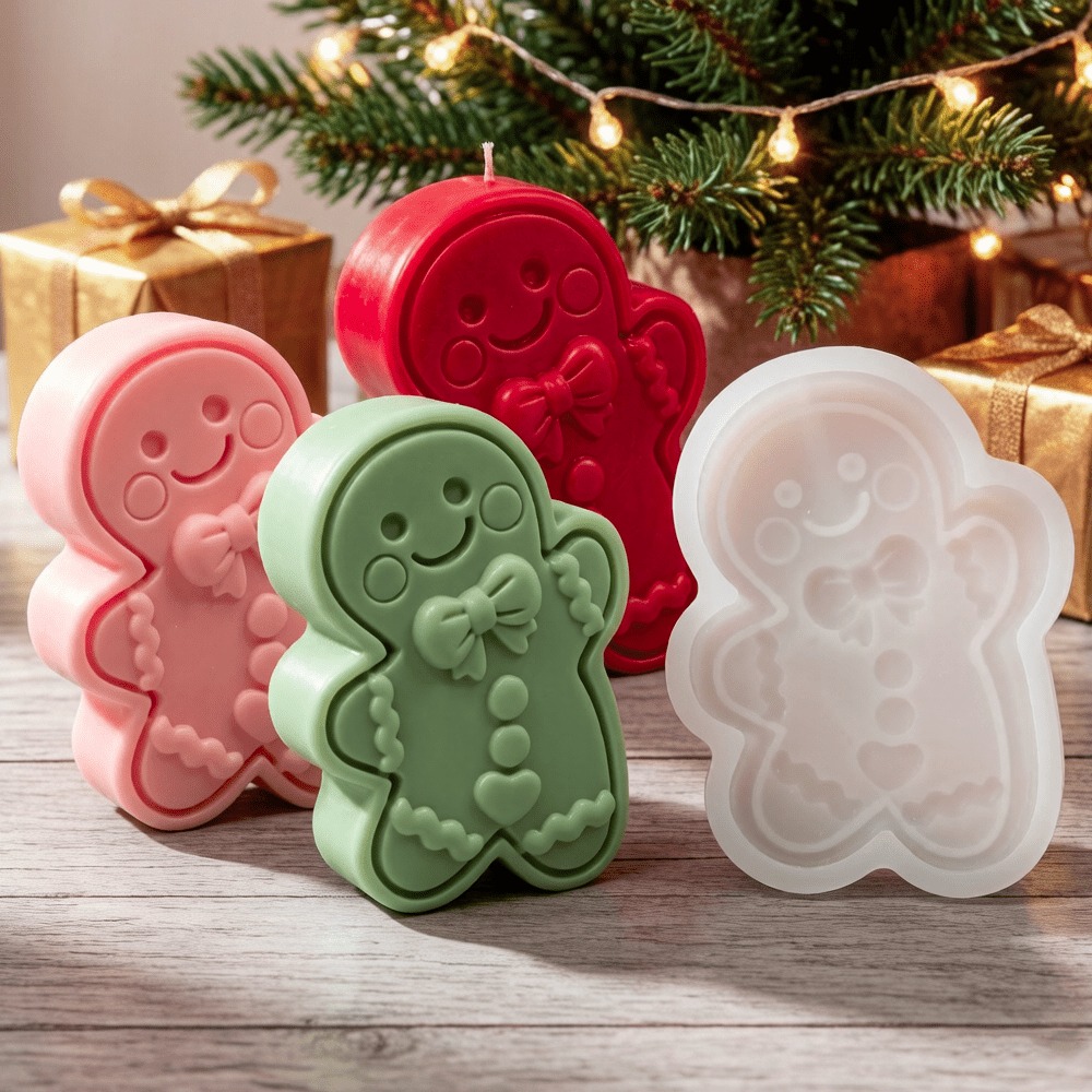 แม่พิมพ์ซิลิโคนรูปคนขนมปังขิงเ - Soap Making Gifts บทวิจารณ์และราคา