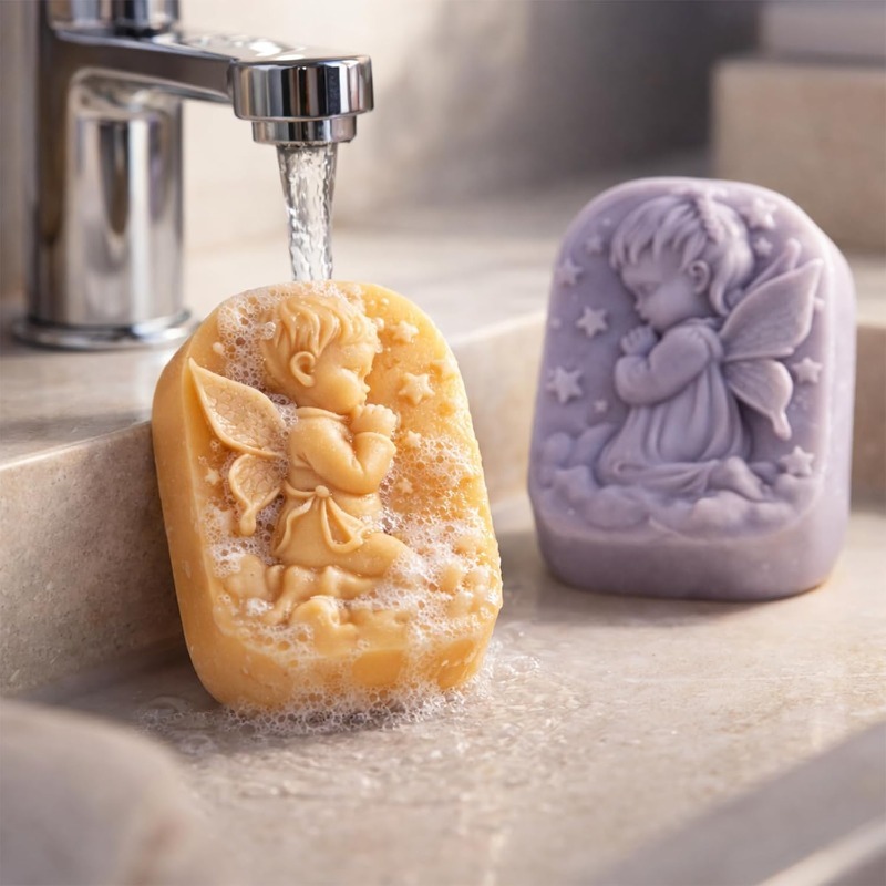 แม่พิมพ์ซิลิโคนรูปนางฟ้า สำหรั - Soap Making Instructions บทวิจารณ์และราคา