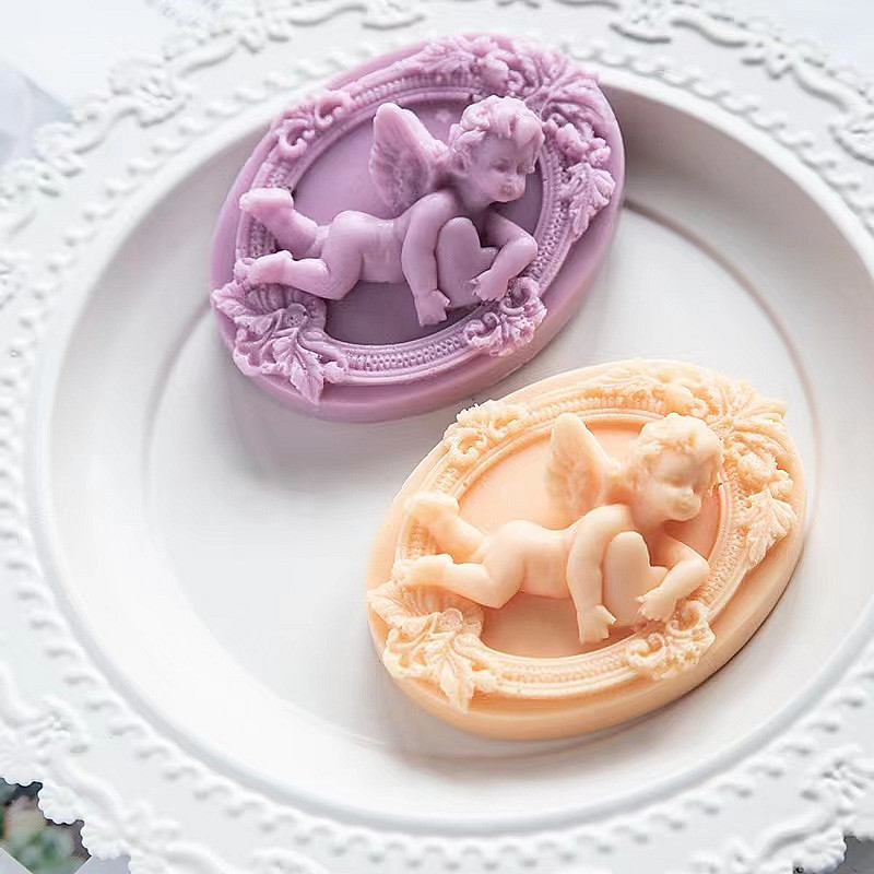 3D Angel เด็กรูปซิลิโคนสบู่แม่ - Soap Making Gifts บทวิจารณ์และราคา